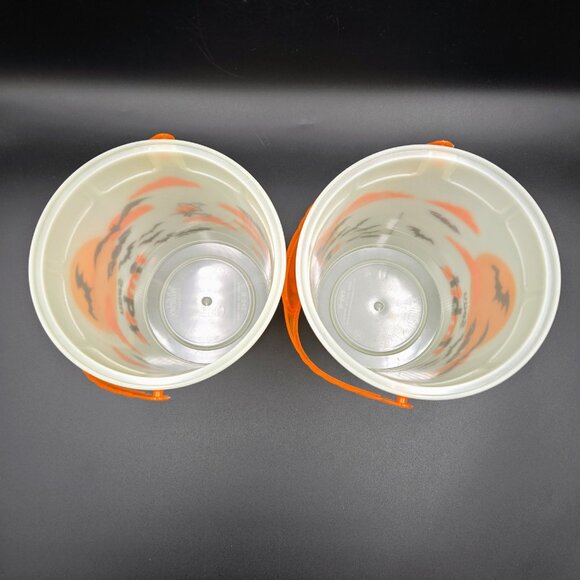 2023 Tim Hortons Halloween Timbits Bucket Glow In The Dark Lot Of 2 Read - Picture 7 of 11